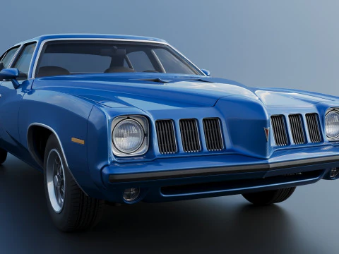 Pontiac Grand Am 4 Door 1973 3D Print Model