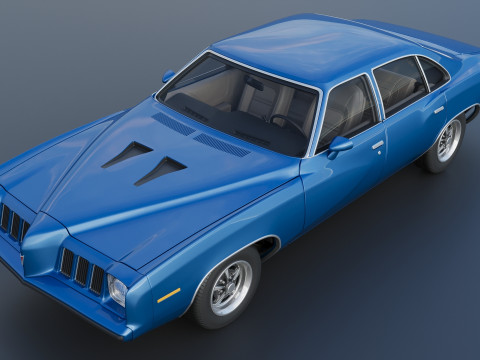 Pontiac Grand Am 4 Door 1973 3D 打印模型
