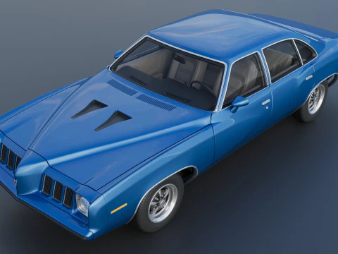 Pontiac Grand Am 4 Door 1973 3D Print Model