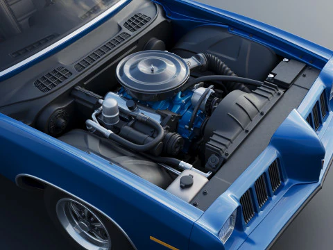 Pontiac Grand Am 4 Door 1973 3D Print Model