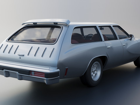 Pontiac Grand Am Station Wagon 1973 3D Print Model