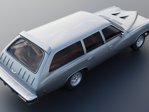Pontiac Grand Am Station Wagon 1973 3D Print Model