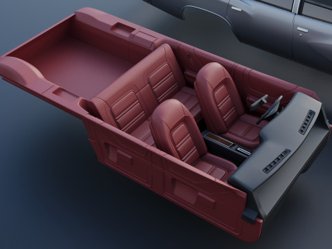 Pontiac Grand Am Station Wagon 1973 3D Print Model