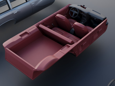 Pontiac Grand Am Station Wagon 1973 3D Print Model