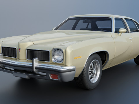 Pontiac LeMans 4 Door 1973 3D Baskı Modeli