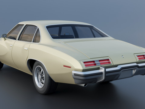 Pontiac LeMans 4 Door 1973 3D Baskı Modeli