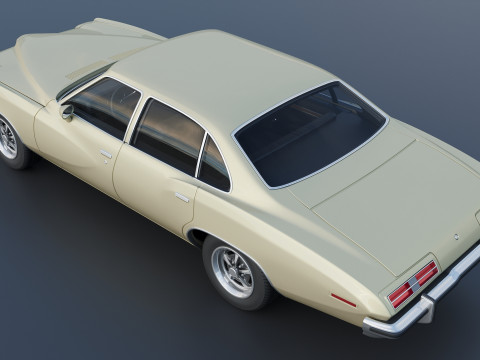 Pontiac LeMans 4 Door 1973 3D Baskı Modeli