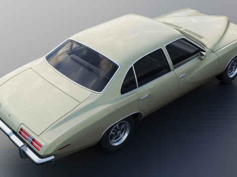 Pontiac LeMans 4 Door 1973 3D Baskı Modeli