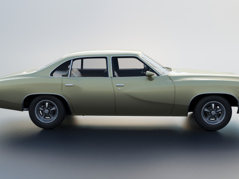 Pontiac LeMans 4 Door 1973 3D Baskı Modeli