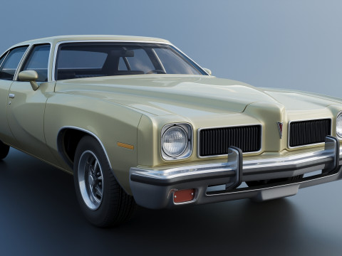 Pontiac LeMans 4 Door 1973 3D Baskı Modeli