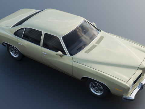 Pontiac LeMans 4 Door 1973 3D Baskı Modeli