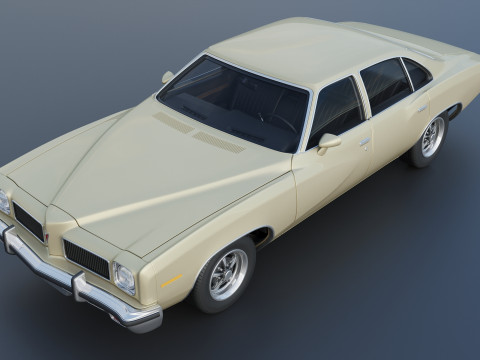 Pontiac LeMans 4 Door 1973 3D Baskı Modeli