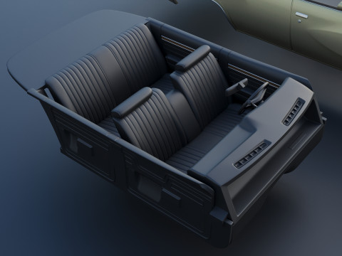 Pontiac LeMans 4 Door 1973 3D Baskı Modeli