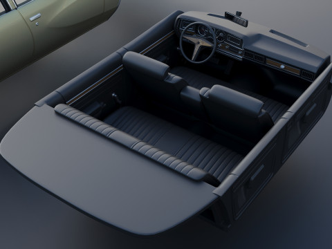 Pontiac LeMans 4 Door 1973 3D Baskı Modeli