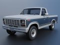 Pickup Truck F-150 1980 3D Print Model