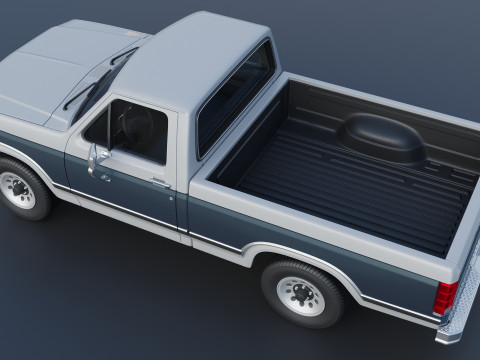 Pickup Truck F-150 1980 3D Принт Модель