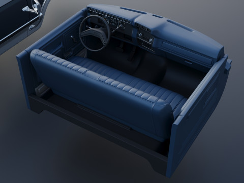 Pickup Truck F-150 1980 3D Принт Модель