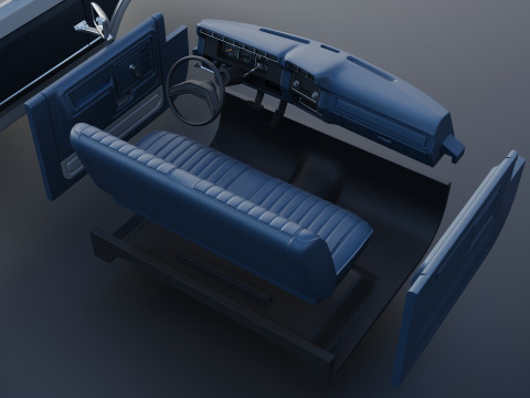 Pickup Truck F-150 1980 3D Принт Модель