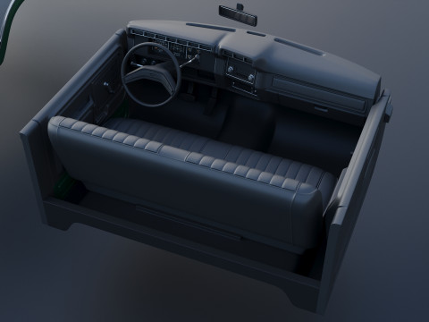 Pickup Truck F-150 Long Bed 1980 3D Принт Модель