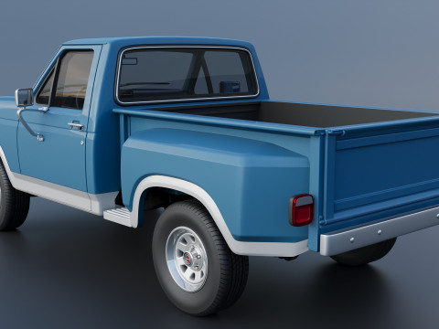 Pickup Truck F-150 Flareside 1983 3D-Druckmodell