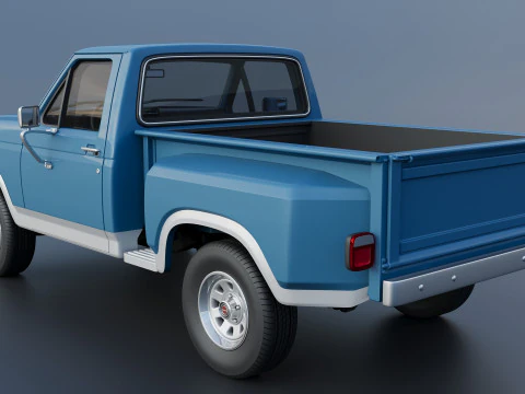 Pickup Truck F-150 Flareside 1983 3D Print Model