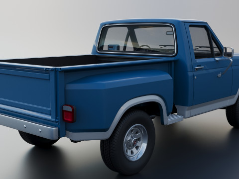 Pickup Truck F-150 Flareside 1983 3D-Druckmodell