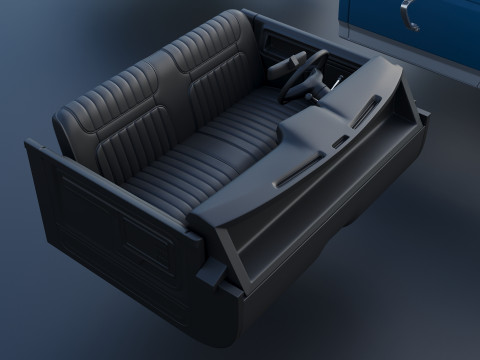 Pickup Truck F-150 Flareside 1983 3D-Druckmodell