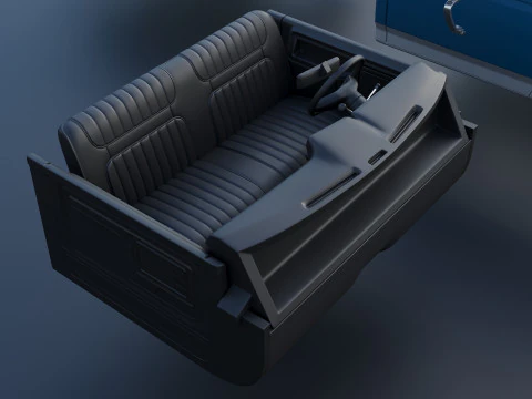 Pickup Truck F-150 Flareside 1983 3D Print Model