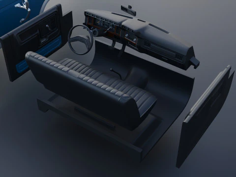 Pickup Truck F-150 Flareside 1983 3D Print Model