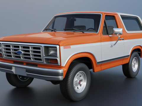 Bronco 1983 3D प्रिंट मॉडल