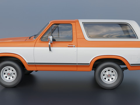 Bronco 1983 3D प्रिंट मॉडल