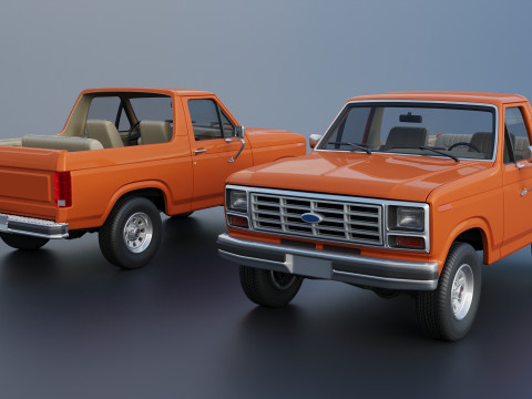 Bronco 1983 3D प्रिंट मॉडल