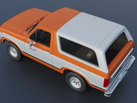 Bronco 1983 3D Print Model