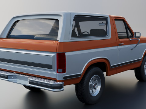 Bronco 1983 3D प्रिंट मॉडल