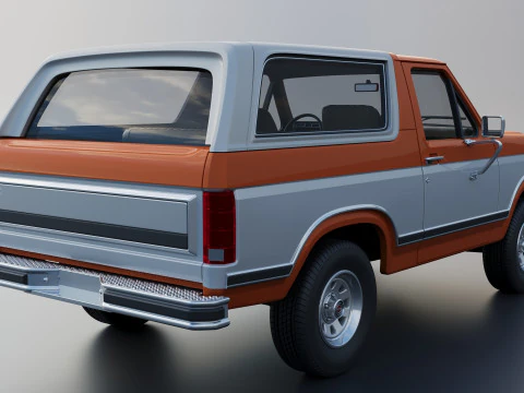 Bronco 1983 3D Print Model