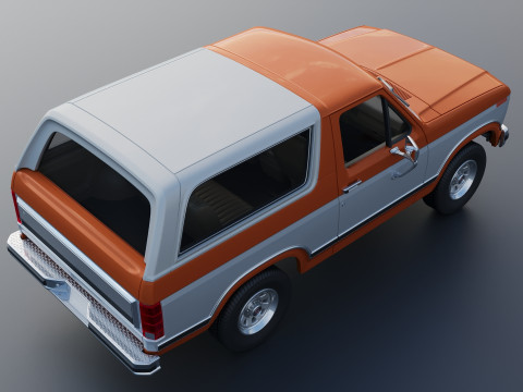 Bronco 1983 3D प्रिंट मॉडल