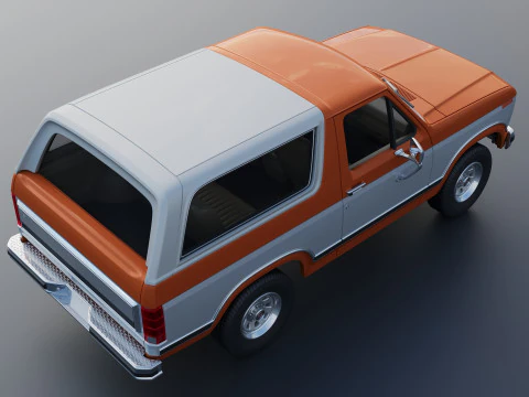 Bronco 1983 3D Print Model