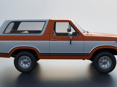 Bronco 1983 3D Print Model