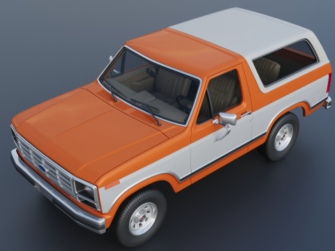 Bronco 1983 3D प्रिंट मॉडल