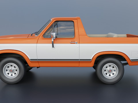 Bronco 1983 3D प्रिंट मॉडल