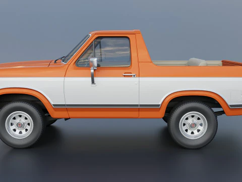 Bronco 1983 3D Print Model