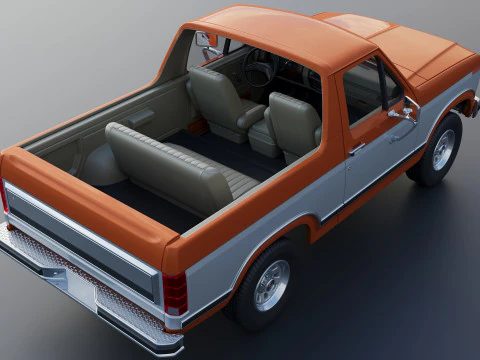 Bronco 1983 3D Print Model
