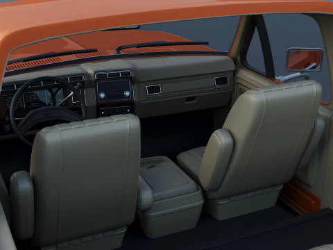 Bronco 1983 3D Print Model
