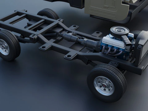 Bronco 1983 3D Print Model