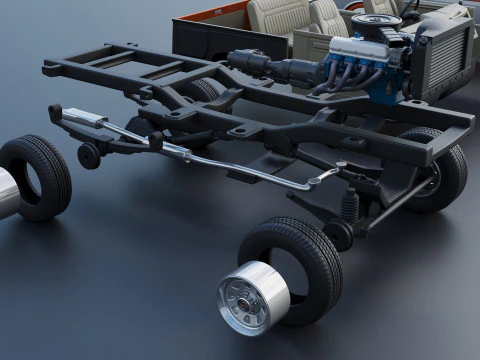 Bronco 1983 3D Print Model