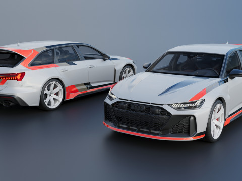 Audi RS6 Avant GT 2025 Model do druku 3D