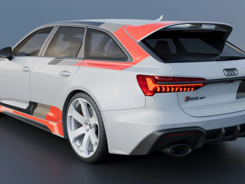 Audi RS6 Avant GT 2025 3D Print Model