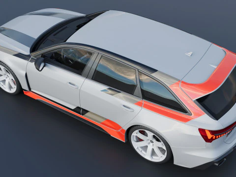 Audi RS6 Avant GT 2025 3D Print Model