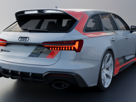 Audi RS6 Avant GT 2025 Model do druku 3D