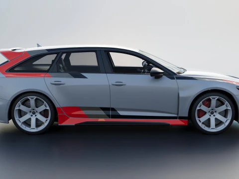 Audi RS6 Avant GT 2025 3D Print Model